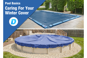 pool basics caring for your winter pool cover