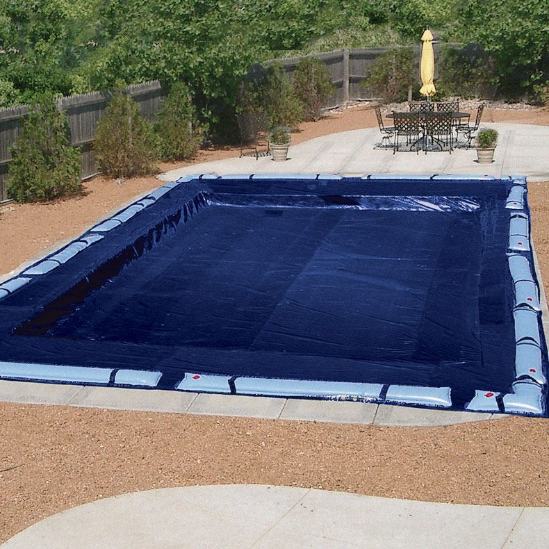 16'X32' Rectangle Pool Cover Leaf Catcher for In ground Solid Winter Covers 