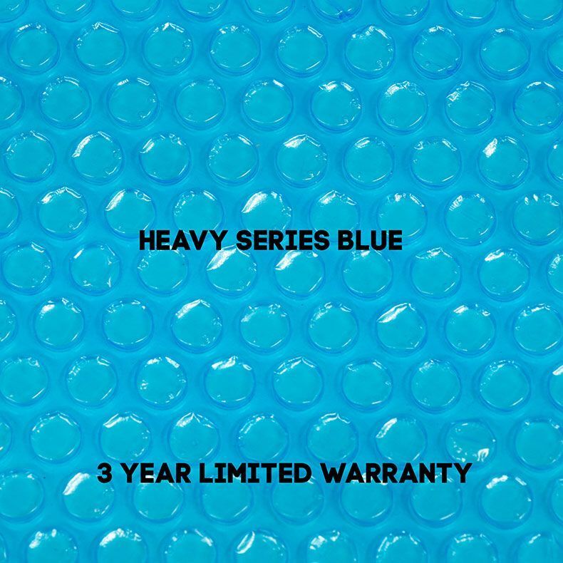 Harris C.R.S Heat Retention Solar Covers for In-Ground Swimming Pools 12' x 18', Heavy Series Blue Retain Sun/Solar Heat by Lowering Your Evaporation Rate Up to 75% | 