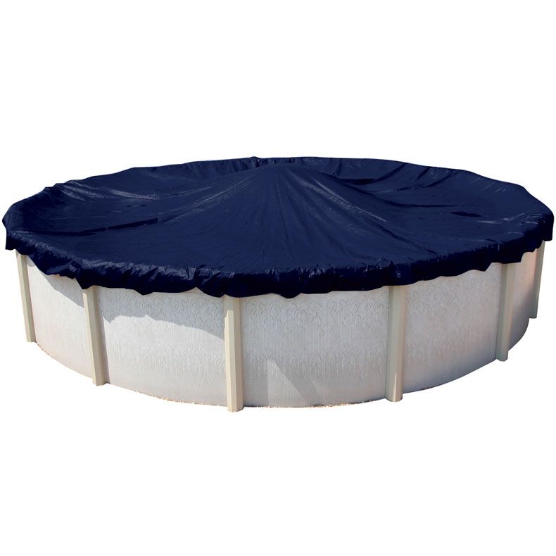 Solid Winter Cover for 26 ft Round Pools, 10 Year Warranty Pool Supplies Superstore