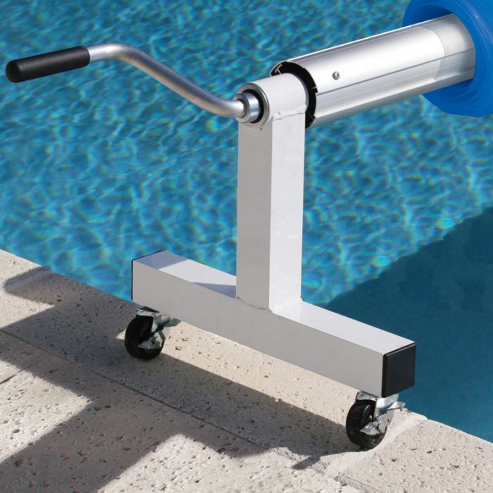 Inground Pool Aluminum Signature Series Solar Cover Reel System