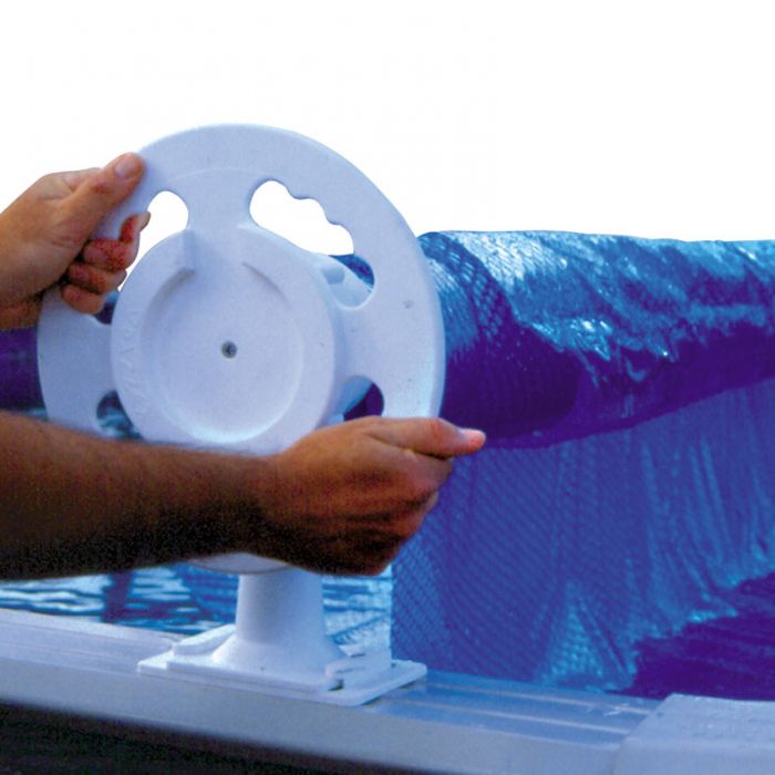 Above Ground Deluxe Solar Cover Reel, How Do You Attach A Solar Cover To Reel For An Above Ground Pool