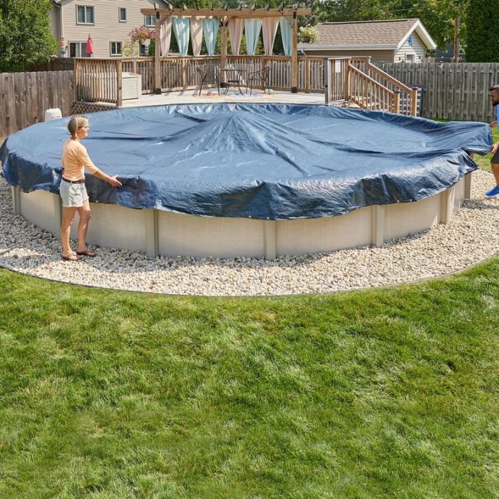 4' x 8' Heavy-Duty Air Pillow for Round Pools Up to 33