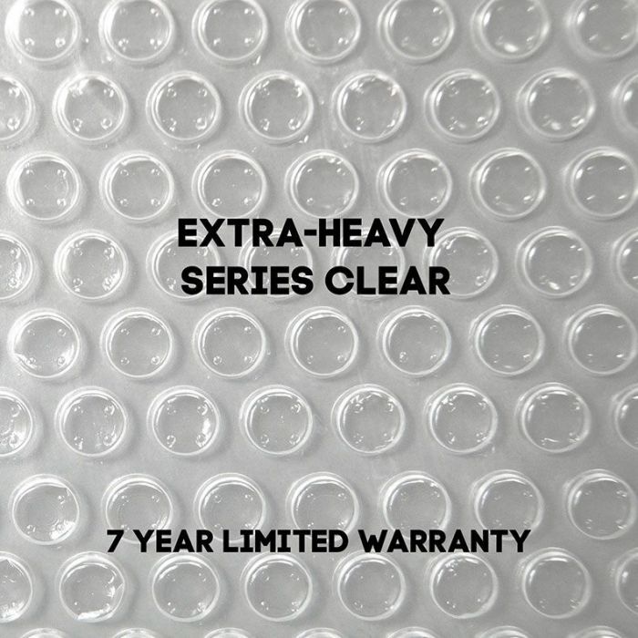 Harris 14x28 ft Rectangular Solar Cover, ExtraHeavy Series Clear, 7 year Warranty Pool