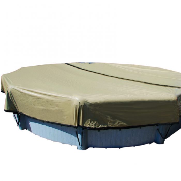 Swimming Pool Cover for Round 18ft  Blue Above Ground Deluxe Winter Polyethylene 