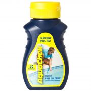 AquaChek 511244A Yellow for Free Chlorine, Total Alkalinity, Cyanuric Acid (Stabilizer) & pH, 50 Test Strips, 1 Pack