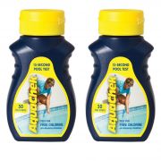 AquaChek 511244A Yellow (50) for Free Chlorine, Total Alkalinity, Cyanuric Acid (Stabilizer) & pH, 2 Pack
