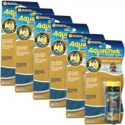 AquaChek 541604A Select Refill (50) for Free Chlorine, Total Chlorine, Total Bromine, Total Alkalinity, Total Hardness, Cyanuric Acid (Stabilizer) & pH, 6 Pack