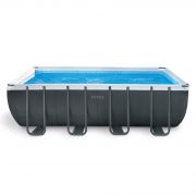 Intex 26355EH Rectangle Ultra XTR Frame Pool Set with Sand Filter Pump, 18x9 ft x 52 in