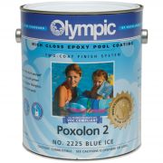 Olympic Poxolon 2 High Gloss Epoxy Pool Coating No. 2225 Blue Ice