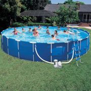 Intex 28251EH Round Steel-Frame Quick Pool, 18 ft x48 in