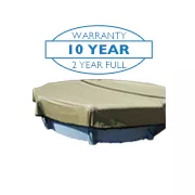 Ultimate Solid Winter Cover for 28 ft Round Pools, 10 Year Warranty