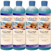 SeaKlear Spa System Flush, (4) 1 pt