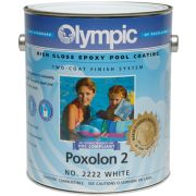 Olympic Poxolon 2 High Gloss Epoxy Pool Coating No. 2222 White