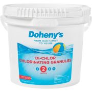 Doheny's Di-Chlor Granular Chlorine 25 lb bucket, Di-Chlor Chlorinating Granules, chlorine, pool chemicals