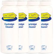 Four bottles of Cartridge Cleaner from Pool Supplies Superstore made just to get filter elements clean.