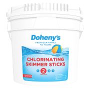 20 EZ Open Buckets (25 lbs each) of Doheny's Chlorinating Skimmer Sticks - chlorine skimmer sticks to stop algae and bacteria in its tracks.