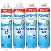 Four 1 Quart Bottles of Doheny's Algaecide 60