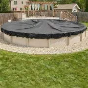 5 Year Above Ground Round Mesh Winter Cover on Pool