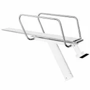 SR Smith Econo-line 1 Meter Stand with 14 ft Frontier III Diving Board, White
