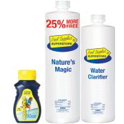 Value Add-On Pack #1 from Pool Supplies Superstore with Water Clarifier, Nature's Magic, and 50 AquaChek Yellow Testing Strips