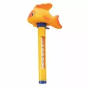 Doheny's Fish Character Pool Thermometer with easy-to-read Fahrenheit and Celsius scale and secure cord