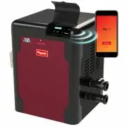 Angled front view of Raypak Avia Pool Heater