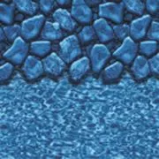 Swimline LI2148BSO Overlap Pool Liner, 48-52 in Wall, 21 ft Round, 20 Gauge, Boulder Swirl