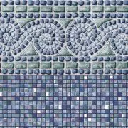 Swimline LI183352PTU25 J-Hook Unibead Pool Liner, 52 in Wall, 18x33 ft Oval, 25 Gauge, Indigo