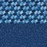 Swimline LI2448RWO Overlap Pool Liner, 48-52 in Wall, 24 ft Round, 20 Gauge, Rolling Wave