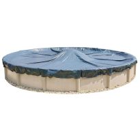 10 Year Above Ground Round Solid Winter Cover on Pool and no background