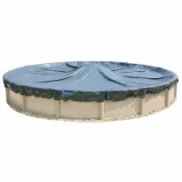 10 Year Above Ground Round Solid Winter Cover on Pool and no background