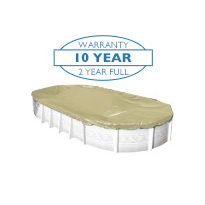 Ultimate Solid Winter Pool Cover 12x18 ft Above Ground Oval 