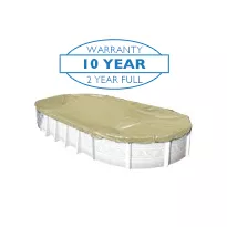 Ultimate Solid Winter Pool Cover 12x18 ft Above Ground Oval 