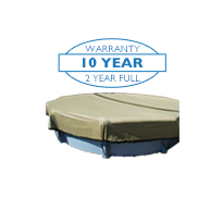 Ultimate Solid Winter Cover for 18 ft Round Pools, 10 Year Warranty