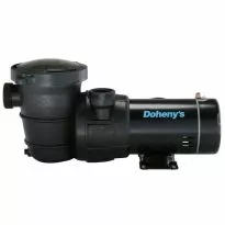 front view of above ground pool pump, stainless steel and corrosion-proof motor shaft, whisper-quiet operation