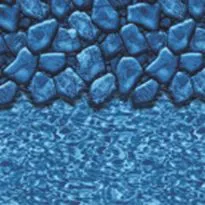 Swimline LI1848BSO Overlap Pool Liner, 48-52 in Wall, 18 ft Round, 20 Gauge, Boulder Swirl