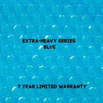 Harris 12 ft Round Solar Cover, Extra-Heavy Series Blue, 7 year Warranty