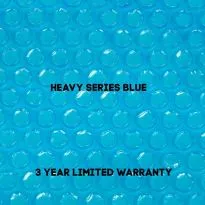 Harris 12x24 ft Rectangular Solar Cover, Heavy Series Blue, 3 year Warranty