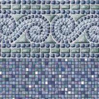 Swimline LI1552PTB Beaded Pool Liner, 52 in Wall, 15 ft Round, 20 Gauge, Indigo