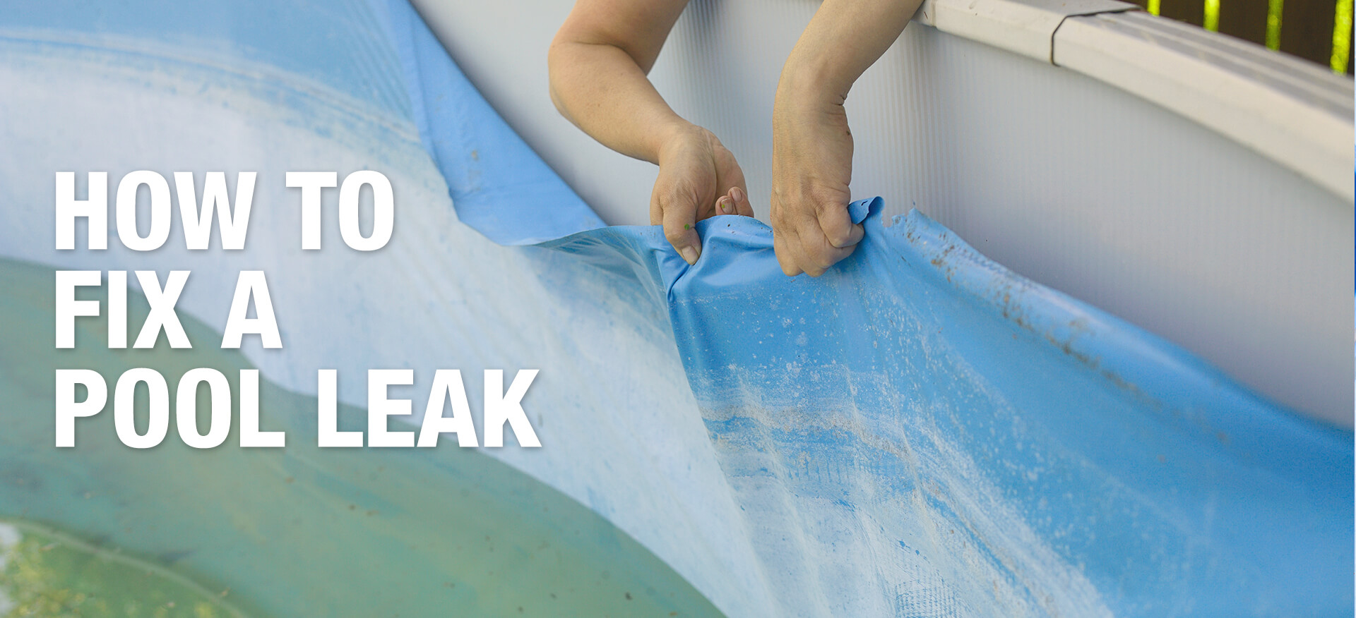 How To Find A Leak In A Pool Liner With Food Coloring