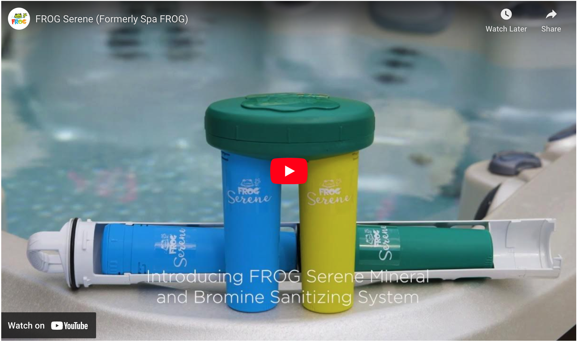 FROG Serene (Formerly Spa FROG) Mineral & Bromine Sanitizing System