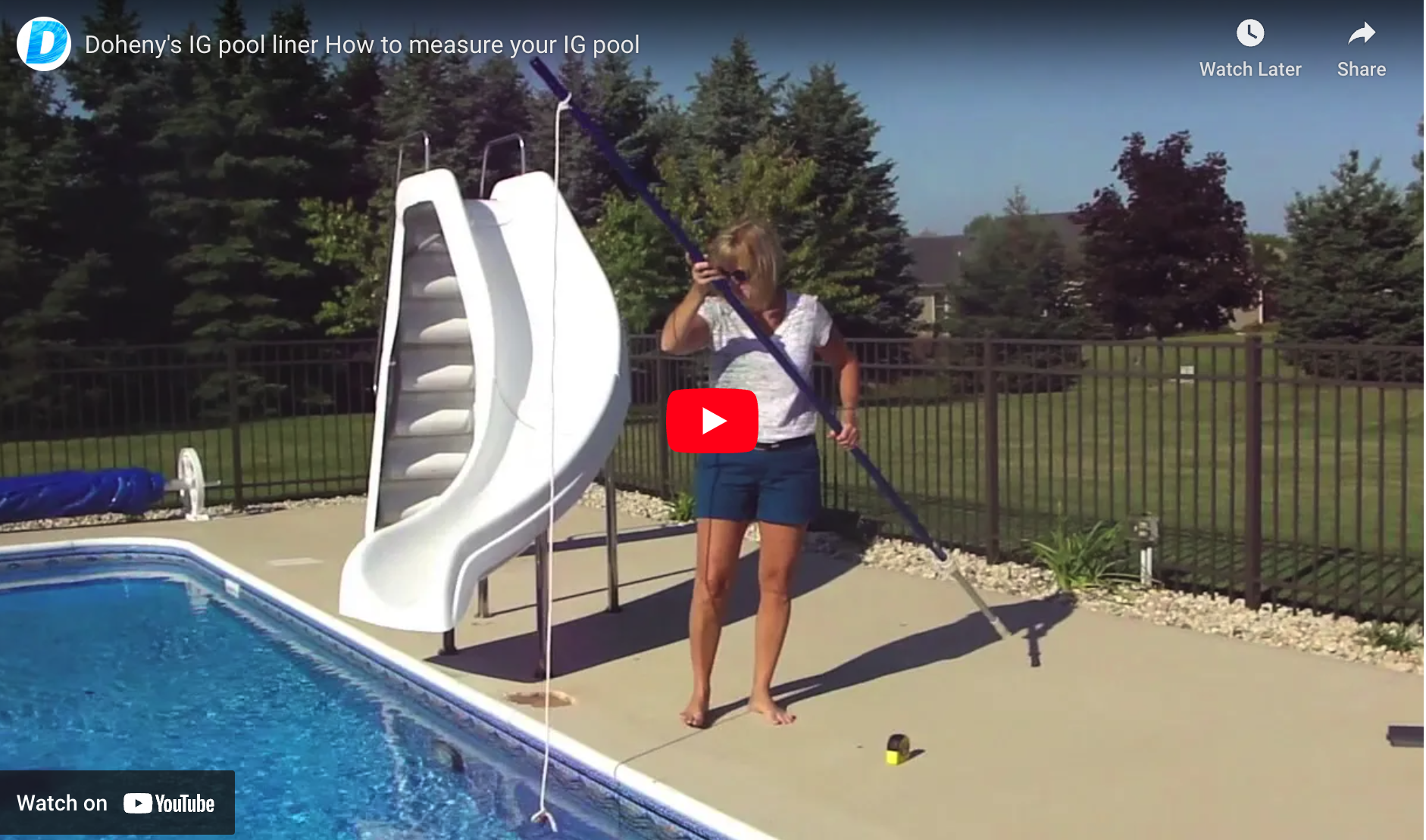 DIY How to Measure for Your Inground Swimming Pool Liner