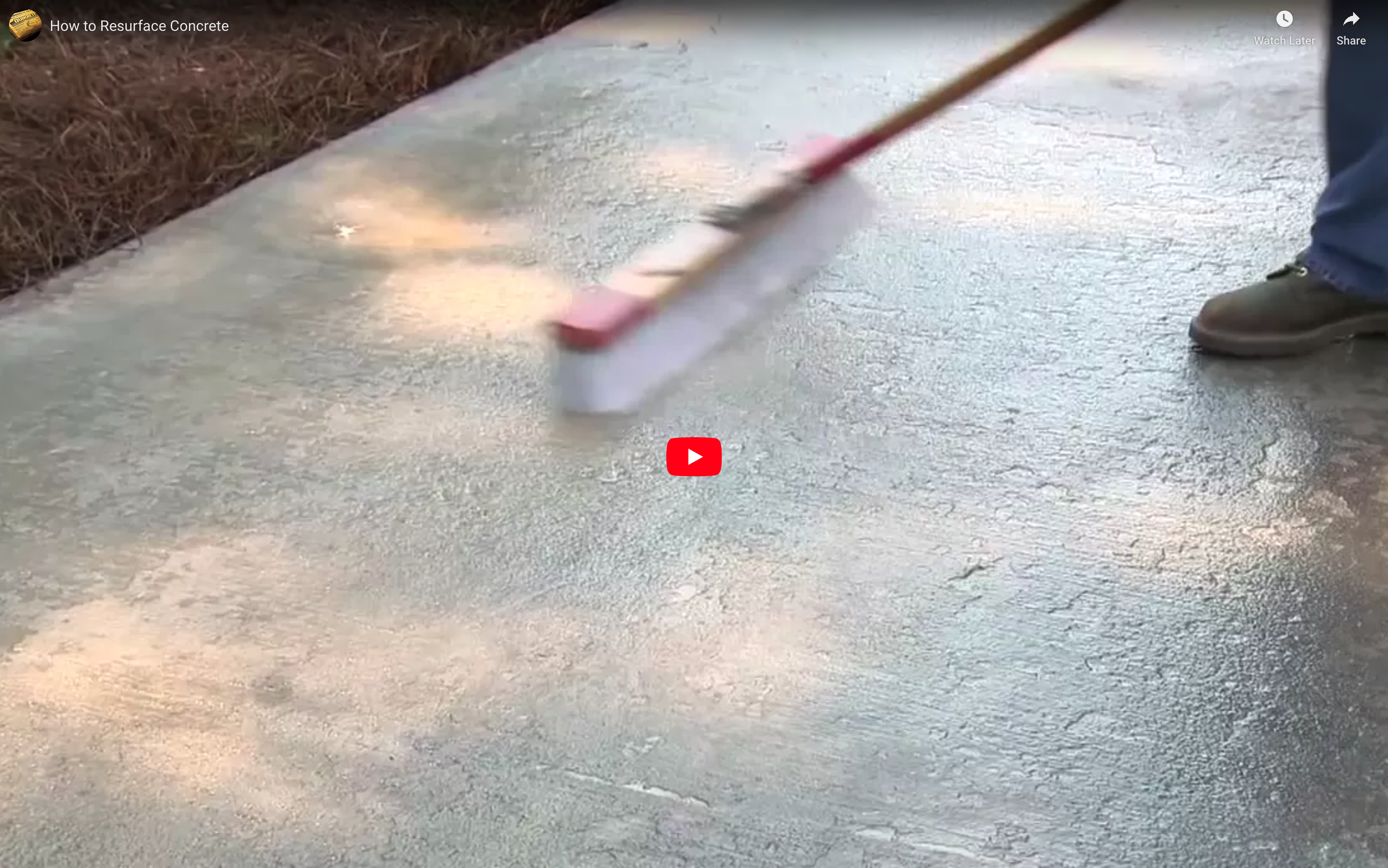 How to Resurface Concrete