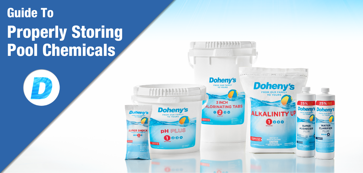 Doheny’s Guide to Properly Storing Pool Chemicals